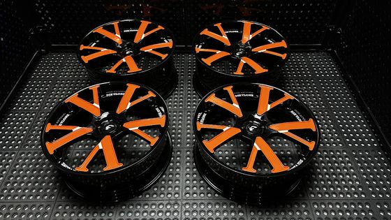 ผงเหล็กอัลลูมิเนียมหลอม Vlone Forgiato Rims เครื่องบินและอวกาศเกรด 6061-T6