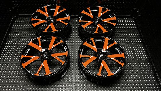ผงเหล็กอัลลูมิเนียมหลอม Vlone Forgiato Rims เครื่องบินและอวกาศเกรด 6061-T6